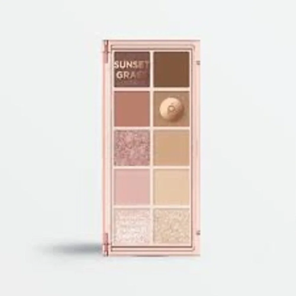 Peach C Blending Eyeshadow Palette Sunset‎ Grass Korean Makeup Neutral8g